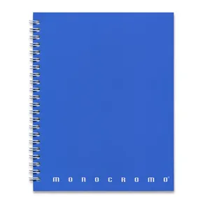Pigna Monocromo A5 Ringblock, liniert, 70 Blatt, gemischte Farben